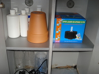 £30 - 23Lx18Hx13W inches Fish4Fun tank with stand (broken inbuilt light)