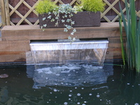 Stainless Steel Cascade Water Blade Feature, Bespoke Orders Catered For