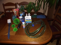tropical fish tank full set up