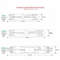 14000K - 14K 70W Aquarium Metal Halide Bulb