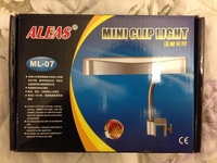 Nano Aquarium Fish Tank 10000K LED Clip Light 8 Super Bright White + 1 Blue Lamp £10