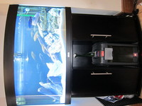 NEW PRICE - MUST GO TODAY Juwel Vision 180 in black + Eheim Professional 3 350T + extras – Malawi setup.