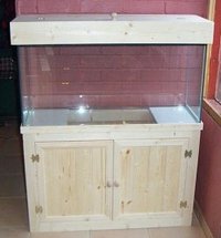 Hand Made Pine aquarium cabinets and lid made to order