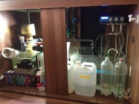 Complete marine aquarium