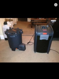 6x2x2 Custom Built Optiwhite tank, Cabinet, Filters, Heaters, Light