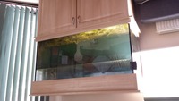 Aquarium and cabinet