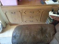 4ft tank and cabinet for sale