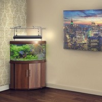iQuatics Universal Aquarium Light Mounting Kit/Hanging System For Corner Aquariums (600mm)