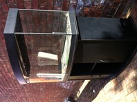 JUWEL BOW FRONT TANK (260L APPROX) 4FT BLACK