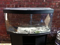 JUWEL BOW FRONT TANK (260L APPROX) 4FT BLACK