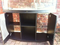 JUWEL BOW FRONT TANK (260L APPROX) 4FT BLACK