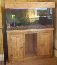 Hand Made Pine aquarium cabinets ( made to order)