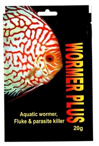 KUSURI WORMER PLUS, aquatic wormer, fluke & parasite killer.
