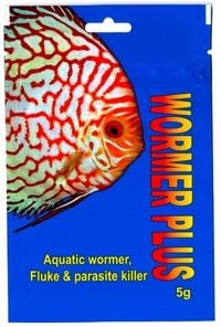 KUSURI WORMER PLUS, aquatic wormer, fluke & parasite killer.