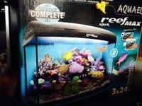 Aquael Reefmax Aquarium and Cabinet Black