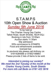 STAMPS FISH AUCTION & SHOW 5th June 2016