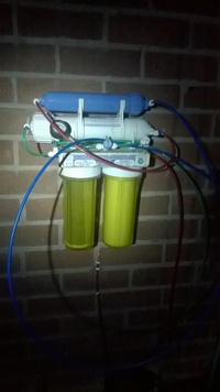 Marine fish tank Aqua one with extra bespoke sumps