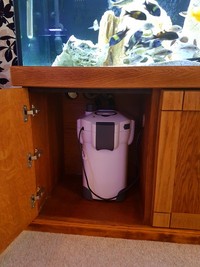 5ft ND Aquatics Aquarium and cabinet