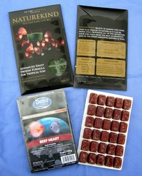 NATUREKIND AND BEEFHEART FROZEN FISH FOODS.