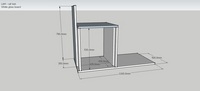 Custom Built Bespoke Aquarium - unique with a space for fridge / filter / other