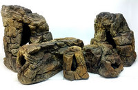 Aquarium Rocks for cichlids and tropical fish tank - empty inside