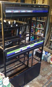 5x Casco Shop Racks, Aquariums, LED Lights, Sumps & Pumps