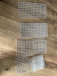 various sizes of egg crates for sale
