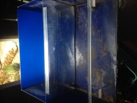 Ex shop display aquarium with divider. £20 Ono
