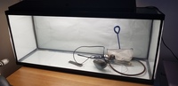 [SOLD] £25 - 42Lx17.5Hx12W inches fish tank with hood (inbuilt light) w/accessories [SOLD]