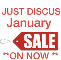 JUST DISCUS massive January SALE, Ends tonight