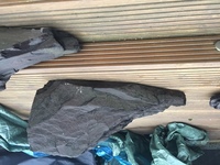 Several large pieces slate rock