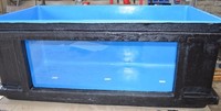 2 x fibreglass tanks with viewing window