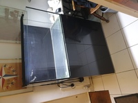 Evolution aqua 1000 marine aquarium and stand in gloss black