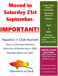 Aquatics Plus Next Auction