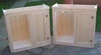 Hand Made Pine aquarium cabinets and lids