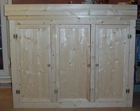 Hand Made Pine aquarium cabinets and lid made to order