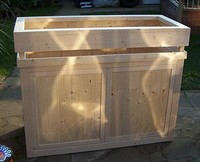 Hand Made Pine aquarium cabinets and lid made to order