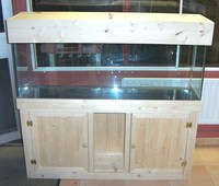 Pine aquarium Cabinets and lid made to order.