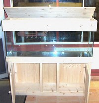 Hand Made Pine aquarium cabinets and lid made to order
