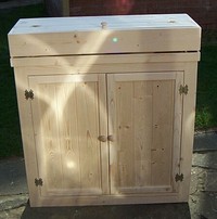 Hand Made Pine aquarium cabinets and lid made to order