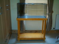 3ft FISH TANK AND PINE STAND - MARINE, TROPICAL or REPTILE