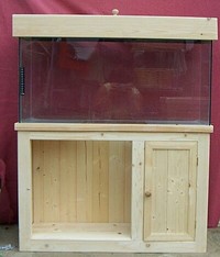 Hand Made Pine aquarium cabinets and lid made to order