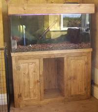 Hand Made Pine aquarium cabinets and lid made to order