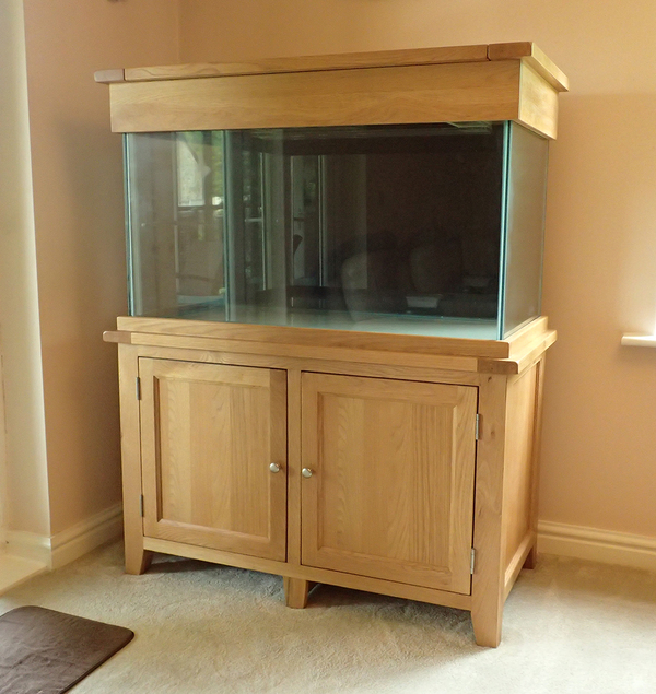 Aqua Oak 120cm Aquarium Cabinet Quarantine Tank and Accessories