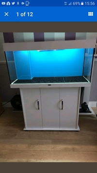 Marine Aquarium with Sump Refurbished