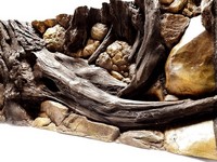 3D BACKGROUNDS for any aquarium size - NOT FOAM , no silicone required SLIDE INSIDE AND DONE