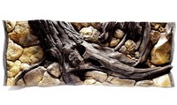 3D BACKGROUNDS for any aquarium size - NOT FOAM , no silicone required SLIDE INSIDE AND DONE