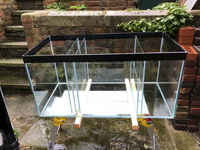 Marine/ Fresh Water Aquarium Fish tank with Weir and sump by ND Aquatics