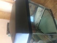 Black/ Glass Aquarium (modern)