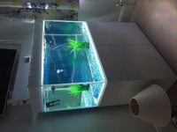 Aquael Glossy 100 Aquarium And Cabinet Set in High White Gloss, 215 litres